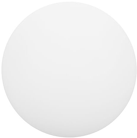 FELTECHELECTR Frosted Glass Globe Lamp Shade 18cm Opal White Replacement Ceiling Light Fixture Spherical Lampshade for Pendant Chandelier Living Room