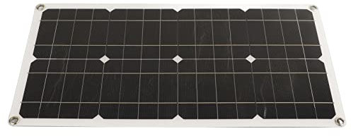 Panneaux Solaires 25 Watts 12 24 Volts, Module Photovoltaïque Monocristallin à Haut Rendement, Chargeur D'alimentation pour Batterie de Ferme sur le Toit de Camping-car Marin et