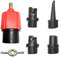 Yetaha Paddle Board Pump Adapter, 4 Nozzles SUP Pump Adaptor Air Pump Converter, Inflatable Pump Adaptors for Inflatable Boat, Stand Up Paddle Board, Inflatable Bed, Dinghy