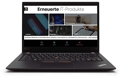 LENOVO ThinkPad T14s G1 Laptop | 14 Zoll | 1920 x 1080 | Intel Core i7-10610U | 32 GB DDR4 RAM | 256 GB NVMe | DE-QWERTZ | Windows 11 Pro | 1 Jahr Garantie | (Generalüberholt)
