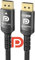 Ubluker 10K 8K 4K Câble DisplayPort 40Gbps 1,5M, Vesa Certifié DP à DP Câble v1.4 v1.2 Nylon Tressé UHBR HDCP DSC1.2 10K 8K 60Hz 4K 165Hz 144Hz 2K 240Hz Projecteur PC Freesync G-Sync Monitor