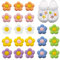 Crocs Anstecker 21 Stücke Crocs Stecker Set für Mädchen, Jungen und Erwachsene Crocks Pins Schön Schuh Charms Blumen Schuh Charms Blumen Schuhanhänger Schuhanstecker Blumen-Anhänge