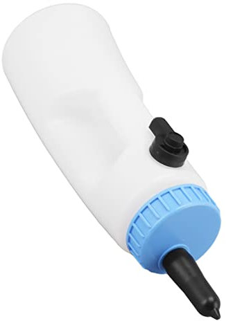 Vertical Calf Milk Feeding Bottle Strong Sealing Handle Sturdy PE Material 2.5L Capacity Suitable for Calves Lambs