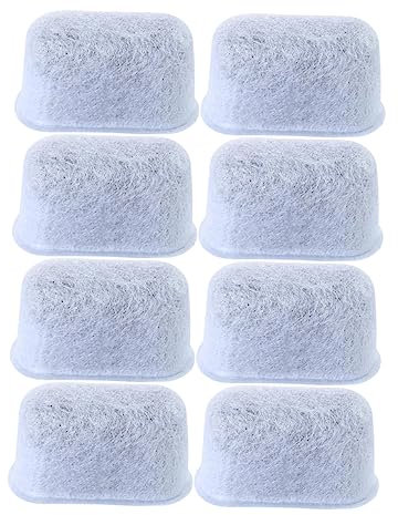 SHOWERORO 8er Wasserfilter Kartuschen,Wasserfilter Filter für Kaffeemaschine Kaffeemaschinen Wiederverwendbar Non-Woven Ersatz Kaffeemaschine Filter