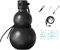 Gourde – 900 ml – Bouteille d'eau de sport et de voyage pour salle de sport et voyage, gourde pour fan de jeu M-YTH Monkey King noir, kit de bouteille d'eau d'inspiration rétro chinoise