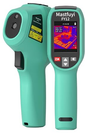 Termocamera, Imager Termico -20℃~550℃, Imager Termico a Infrarossi TFT LCD da 2,4 Pollici a 25 Hz, Risoluzione TISR 240 x 240, Risoluzione IR 96 x 96, Imaging Termico 50°FOV, ImagerTermico a Batteria