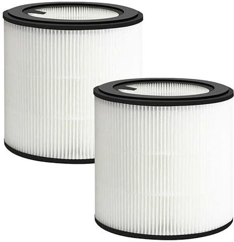Sudnsadaks 2 Pcs Repuesto HEPA, Compatibles con Purificador de aire Philips 800 Series - AC0830/AC0820/AC0819, Número de Pieza FY0194/30 e FY0293/30, filtro aire, HEPA H13 Prefiltro de Nailon