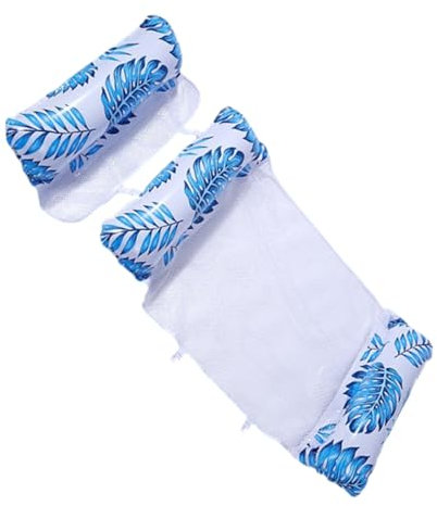 Piscina Flotada, Piscina Adulta Piscina Flotante con Red Alargada para Tomar Flottati on Piscina, Flotador De Piscina para Adultos | Piscina Inflable Desmontable Adultos Silla Flotante