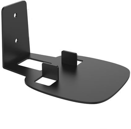KEXIAO Wall Mount Bracket Holder Stand for Loudspeaker Designing to Enhancing Sound Black