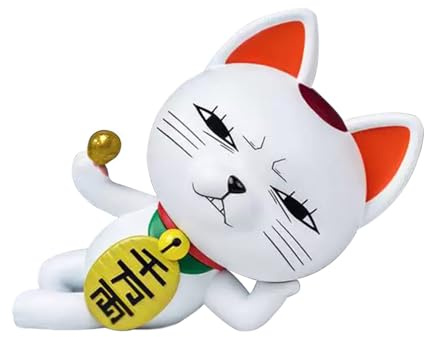 Jilijia Anime Turbo Oma Actionfigur, Turbo-Oma-Figur, handgefertigtes PVC-Modell, Katzen-Styling-Statue, Desktop-Ornamente, Dekorationen, Geschenke für Fans, 12 cm