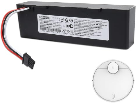 Batería de Repuesto de Iones de Litio Lushtower STYTJ02YM de 14,4 V, Compatible con Xiaomi Mijia Mop 2S / Mop Pro/Mop P, Conga 3290 3390 3490 3590 3690 3790 3890, aspiradora Viomi V3 V2 Pro.