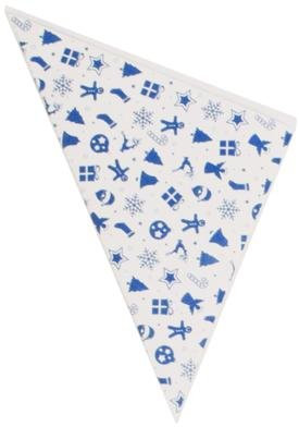 der-verpackungs-profi 1000 Spitztüten 19cm für 125g mit Motiv Weihnachten Papiertüten Tüten für Süssigkeiten (blau)