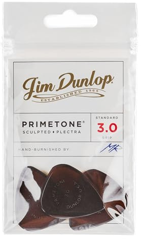 JIM DUNLOP Plektrum Primetone Standard Grip 3,00mm 3 Stück