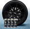 Sophisticauto 4 Stück Full Dip Schwarz Matt Pelable 400 ml