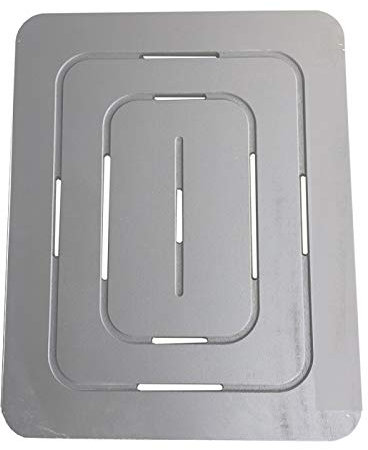 C.M. Antiscivolo Doccia Pedana in Legno 55 X 68 Ideale per Piatto 70 X 90 Tortora