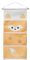 Inwagui Hängeaufbewahrung Kinderzimmer Aufbewahrung Hängeorganizer mit 3 Taschen Stoff Wand Tür Hängende Taschen Schrank Organizer - Fuchs Orange