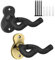 TTCR-II 2 Packs Guitare Ukulélé Montage Mural Guitare Cintres Muraux Support Mural Guitare Support pour Ukulélé Acoustique Électrique Classique Basse Guitare Mandolines Violon Crochets Muraux