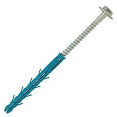 Scell-it - 10 chevilles parpaing longue expansion tirefond TH à embase - 16 x 200 mm