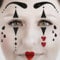 Party Factory Face Tattoo Harlekin, temporäres Glitter Gesichtstattoo für Motto Party, Halloween & Karneval, Kinder & Erwachsene