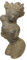 Oriental Galerie Dewi Tara Büste Stein-Figur Gartenfigur Asiatische Skulptur Buddha Garten Lavastein 30 cm