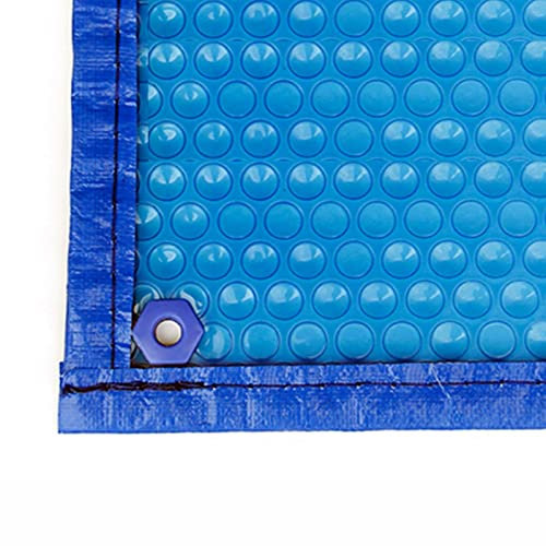 Bâches Bulles Piscine Solaires Hiver Été Couverture de Piscine Solaire, Natation Rectangle Bleu Couverture Solaire de Piscine pour Les Piscines Hors Sol et Enterrées, Film de Chauffage de Piscine En P
