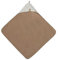 Jollein 534-836-66095 Kapuzenhandtuch Teddybär Frottee Biscuit/weiß (75x75 cm)