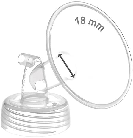 Maymom Pumpenteil kompatibel mit Spectra S1, S2 Spectra 9 Plus Milchpumpe; inkl. breiter Öffnung (ein Flansch, 18 mm Flansch), kein Original-Spectra-Flansch; keine Spectra Baby USA Teile