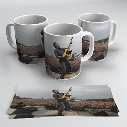 newseny Taza U2 Bruce Springsteen Conciertos - Taza grupo de música para regalo | Capacidad 350 ml (U2 Bruce)