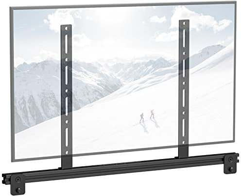 Yibracki Upgrade Height & Depth Adjustable Soundbar TV Mount for Sonos Playbar Mount Under or Above TV with Hardware Kits Easy to Install, Black