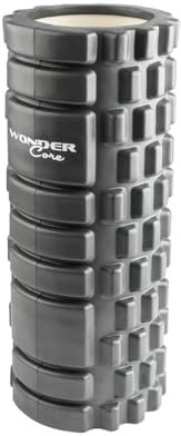 Wonder Core Hollow Yoga Roller - 33cm - Grau - Schaumstoffrolle, Massageroller - Triggerpoint - Fitness - Pilates