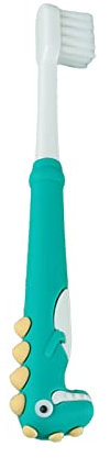Kinderzahnbürste, weiches Haar, kleiner, unabhängige Verpackung, süße Dinosaurier-Karikatur, Säugling, Haar-Zahnbürste für 3 bis 12 Jahre Dnw308