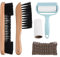 PATIKIL Billardtisch Reinigung Pinsel Set Billardtisch Pinsel Schiene Pinsel Queue Reinigung Gewebe Klebrig Fusselrolle und Ersatzkern Billardtisch Sauber Kit Hölzerne Farbe