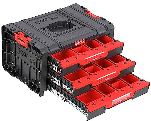 botle Caja de herramientas con cajones modular PRO Construcción reforzada Plástico Metal