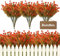 Leixi 8 Bundles Artificial Fall Flowers No Fade Faux Autumn Plants, Fake Indoor Outdoor Greenery for Thanksgiving Christmas Wedding Party Home Garden Décor (Fall)