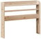 vidaXL Tête de lit avec étagères 90 cm Bois Massif de pin, tête de lit en Bois, tête de lit avec Rangement, tête de lit sur Pied