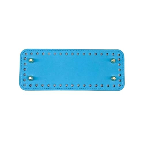Base borsa uncinetto Fondo for borsa rettangolare, base for borsa in pelle, chiodi for borsa, modellatore for fondo portatile fai da te, fondo for borsa all'uncinetto for borsa lavorata a maglia(Blue)