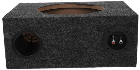 Mikinona Subwoofer Enclosure 10 Inch Single Sub Box for Car Subwoofer Abs Construction