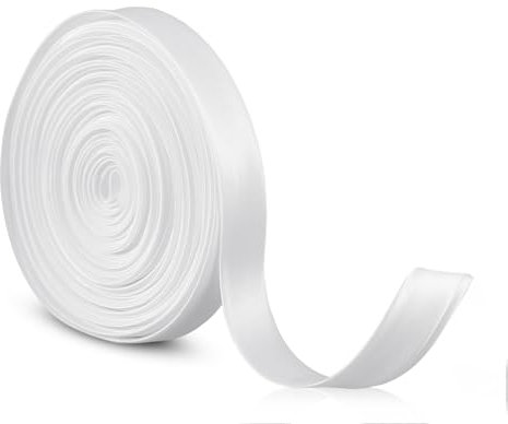 Xthrotsenk 10M Verstellbare Schnürkordel-Korsettband Zum Ersetzen Damen Raffhalter Für Hochzeit Brautkleid Schnürbändern von Reißverschlüssen Oder Knöpfen, Weiß