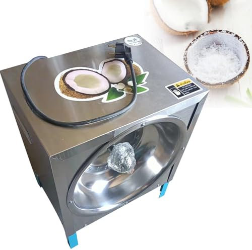 Coconut Scraper Machine, Electric Coconut Grater, Shredder, Coconut Scraper, Peeler, Coconut Powder Maker for Coconut Processing, Shop, Bakery