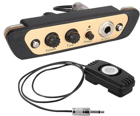 Cajon Box Drum Preamp Pickup Musikinstrument Pickup Mit Mic 1/4 Zoll Ausgang