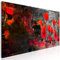 decomonkey Bilder Abstrakt Mohnblumen 120x40 cm 1 Teilig Leinwandbilder Bild auf Leinwand Vlies Wandbild Kunstdruck Wanddeko Wand Wohnzimmer Wanddekoration Deko Blumen