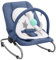 vidaXL Babywippe mit Spielzeugen Sitzpolster 3-Punkt-Sicherheitsgurt Spielbogen Babyschaukel Schaukelwippe Babywiege Liege Marineblau Stahl