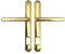Ultion Sweet Door Handle 211mm (Long Fixings) - Matching Door Furniture Available (Gold)