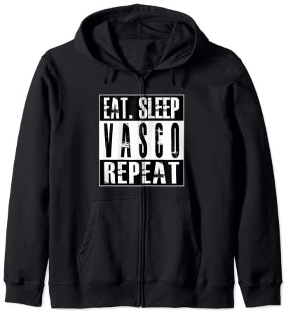 Vasco Soccer - Camicia Vasco - Maglietta Vasco Felpa con Cappuccio