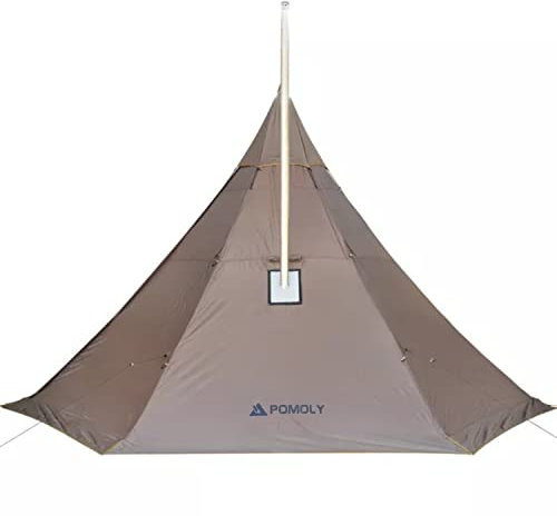 Hussar Plus Tipi Hot tentes Brun, Camping extérieur Hot tentes avec Semi - intérieur