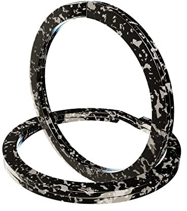 Silipac Schlüsselringe mit kratzfester Beschichtung, Langlebige Premium Schlüsselanhänger mit eloxierter Oberfläche als stilvolles Accessoire für Taschen, Autos, Zuhause, Büro, Schule und DIY