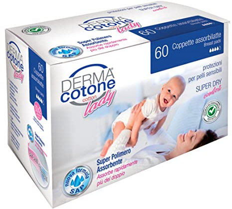 Coppette Assorbilatte Dermacotone 60Pz