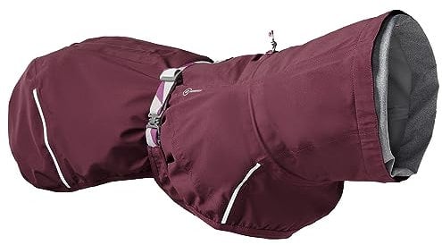 Hurtta Mudventure Coat ECO Regenjacke, Farbe:aubergine, Größe:30