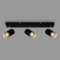 BRILONER – Deckenlampe, Deckenleuchte, Lampe, Lampenschirm Gitter, Schwenkbar, Wohnzimmerlampe, Schlafzimmerlampe, Küchenlampe, Schwarz-Chrom-Matt