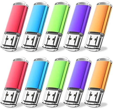 Wholesale/Lot/Bulk - (5,10,20 Pack) Metal USB Flash Memory Stick Thumb Pen Drive Storage U Disk (10PCS - 8GB)
